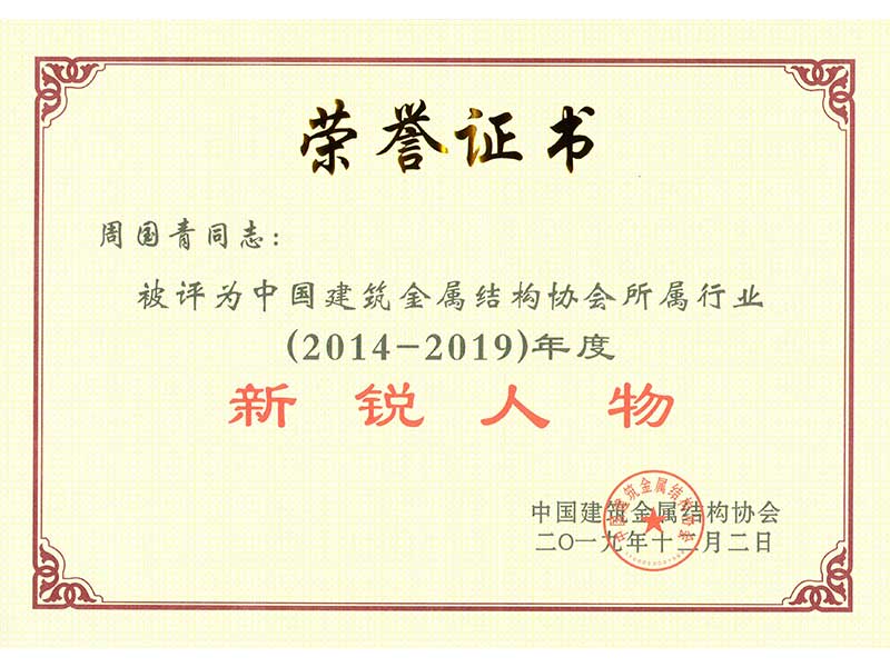 2014-2019年度新锐人物